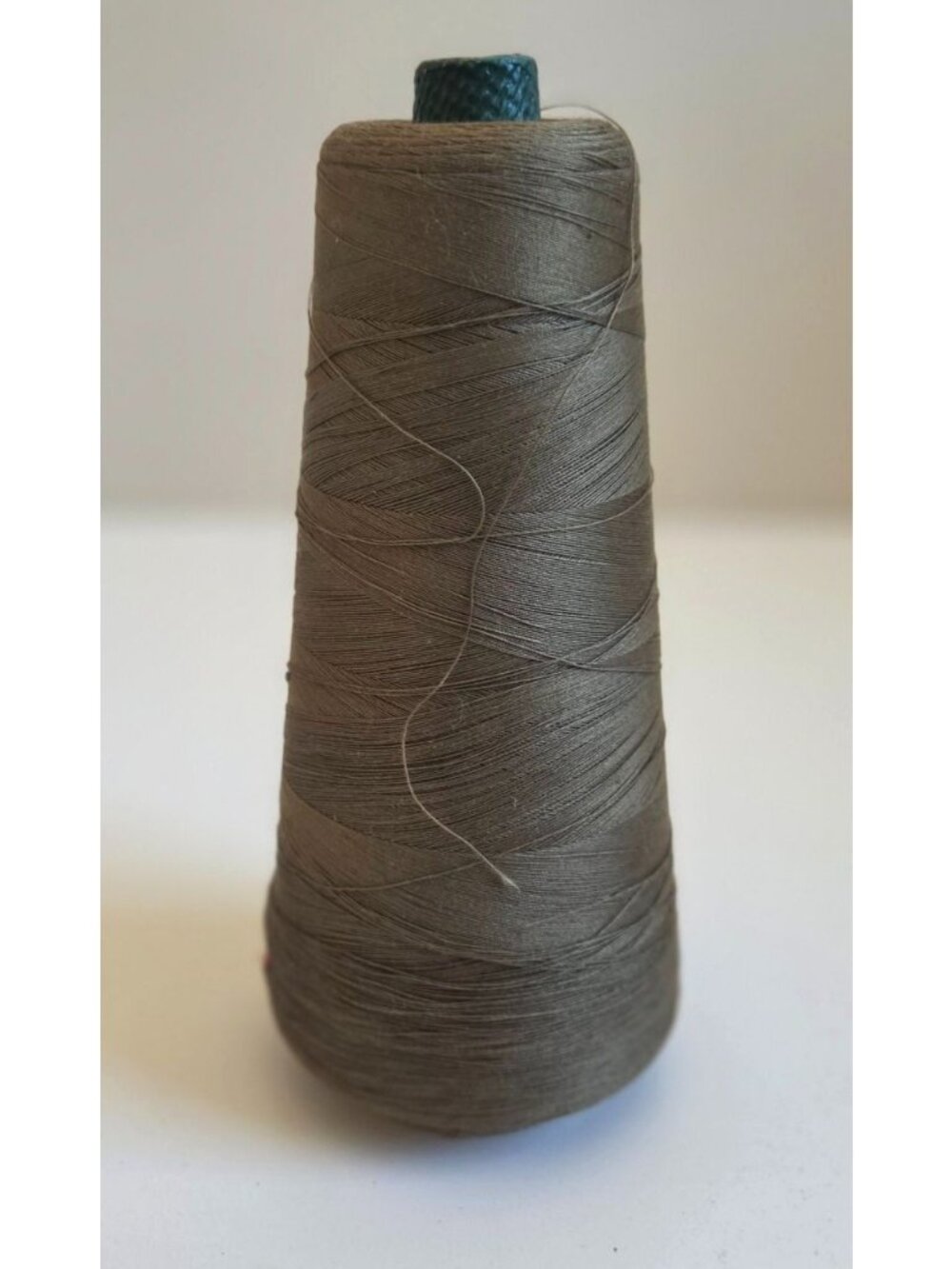 Vtg Cotton Thread Cone American Star Mercerized Light Olive 6000 Yards Sewing
